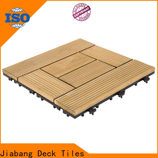 adjustable garden wooden decking tiles outdoor long size for balcony