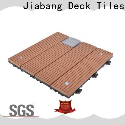 JIABANG wpc solar light tiles ground