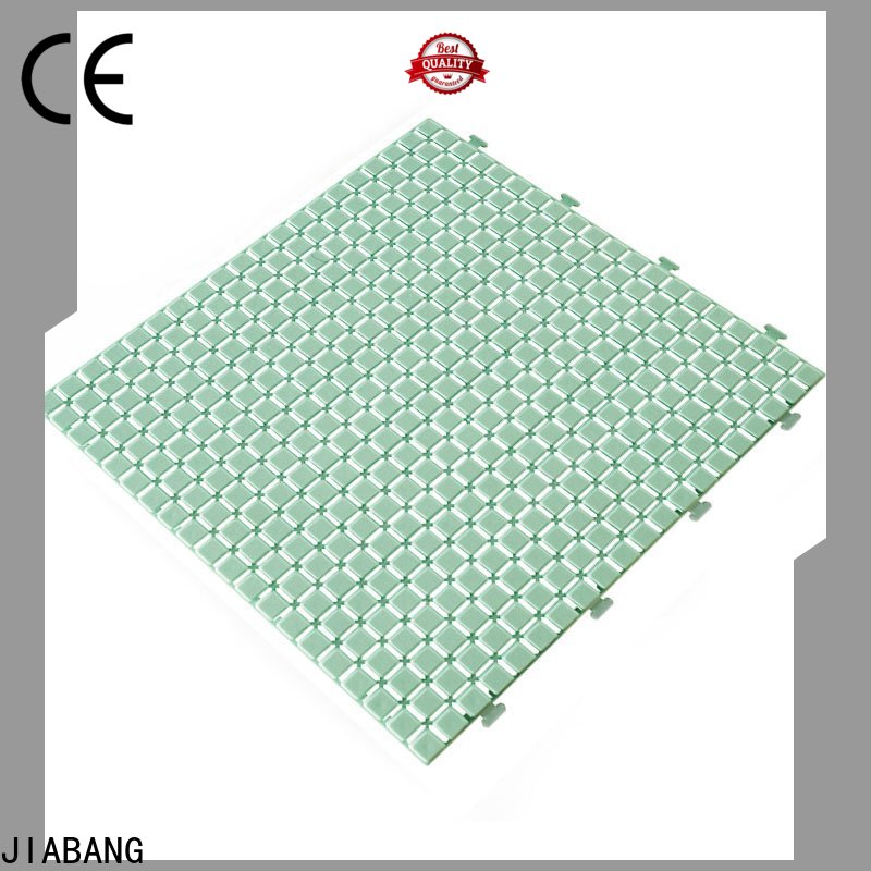 JIABANG protective interlocking plastic patio tiles for customization