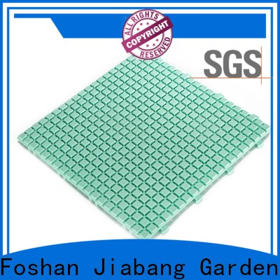 decorative interlocking plastic patio tiles flooring high-quality for customization