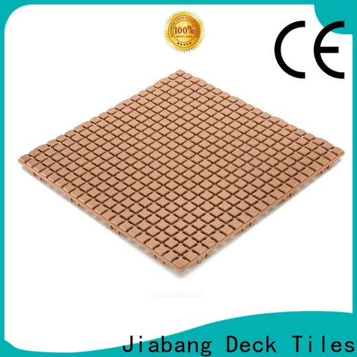 JIABANG anti-sliding interlocking plastic patio tiles high-quality for wholesale