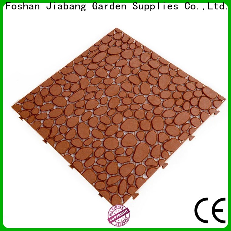 JIABANG bathroom floor recycled plastic deck tiles kitchen flooring