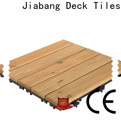 JIABANG outdoor square wooden decking tiles chic design for garden