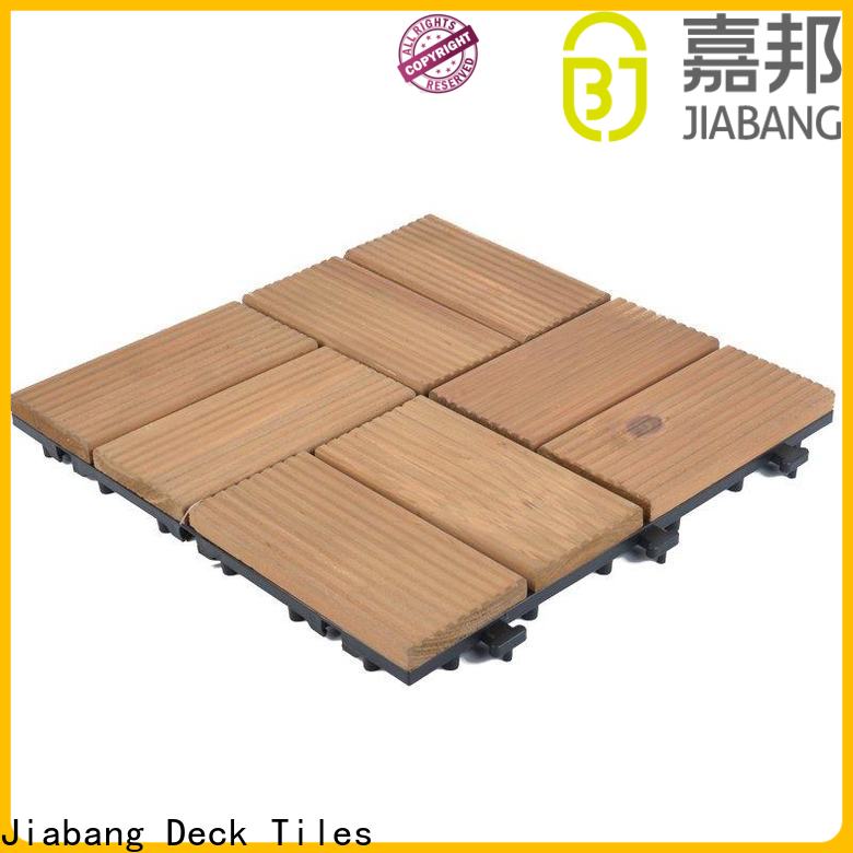 JIABANG durable wooden floor decking garden low maintenance