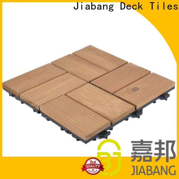 refinishing square wooden decking tiles outdoor wood deck for balcony
