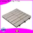 high-end plastic patio flooring tile light-weight anti-siding gazebo decoration