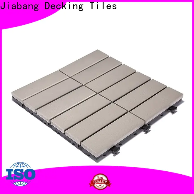 high-end plastic patio flooring tile light-weight anti-siding gazebo decoration
