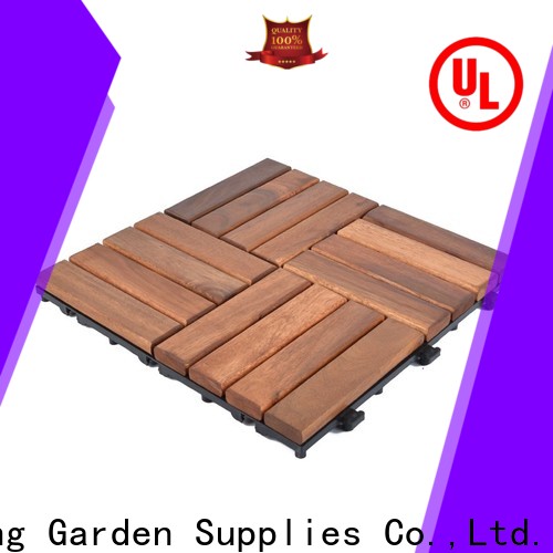 durable acacia hardwood deck tiles cheapest factory price for decoration