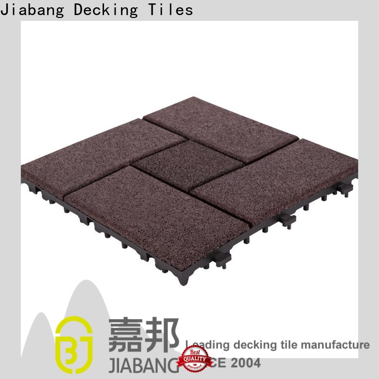 JIABANG highly-rated interlocking rubber tiles for gym low-cost for wholesale