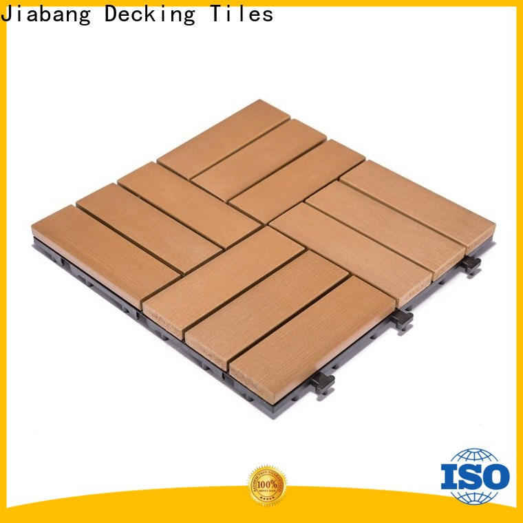 high-end plastic patio flooring tile pvc high-quality gazebo decoration