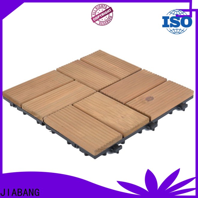 JIABANG refinishing interlocking wood deck tiles flooring for garden