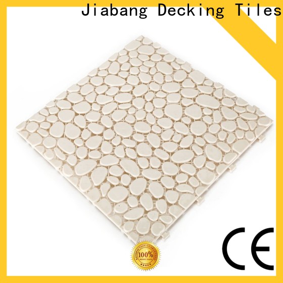 plastic patio flooring tile non-slip for customization