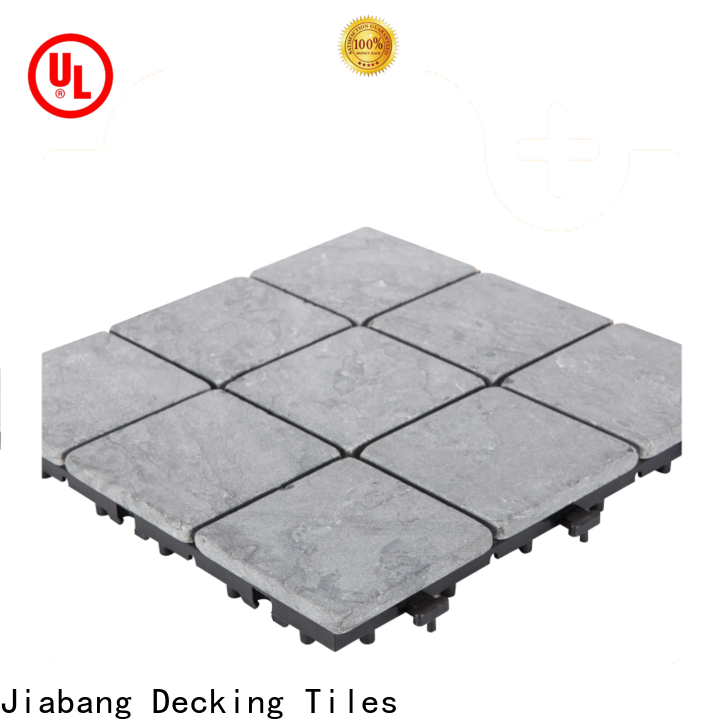 JIABANG interlocking silver travertine tile wholesale for garden decoration