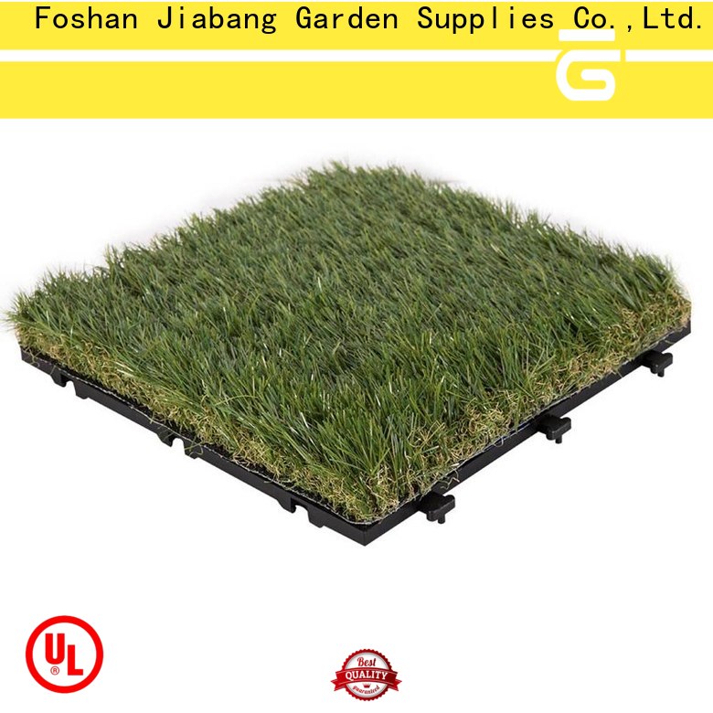 JIABANG artificial turf outdoor grass tiles top-selling for garden