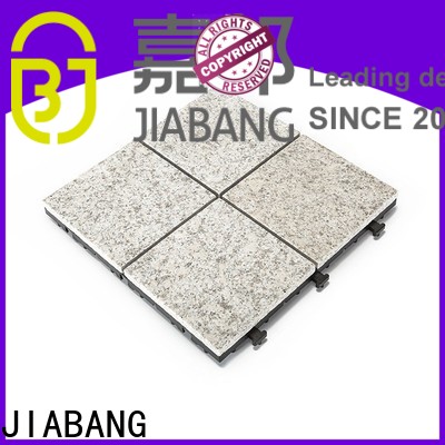 JIABANG highly-rated interlocking granite deck tiles factory price for porch construction