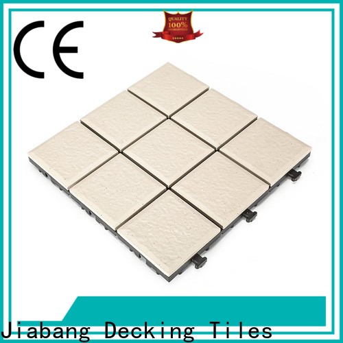 JIABANG OEM porcelain interlocking deck tiles free delivery at discount