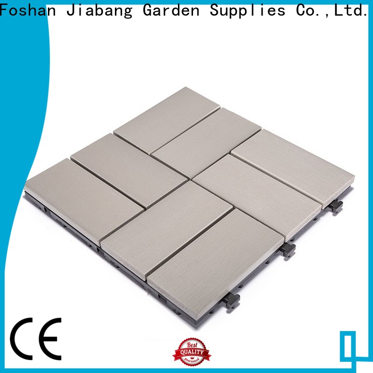 JIABANG high-end plastic interlocking deck tiles popular garden path