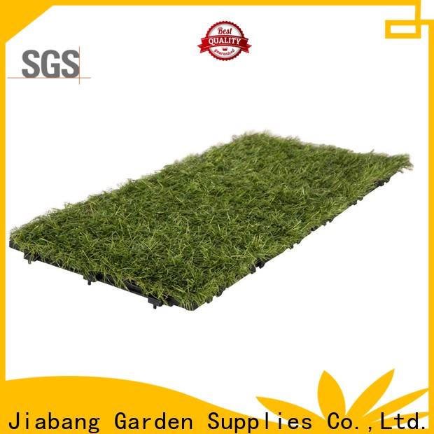 JIABANG top-selling chequered tiles manufacturing process artificial grass garden decoration