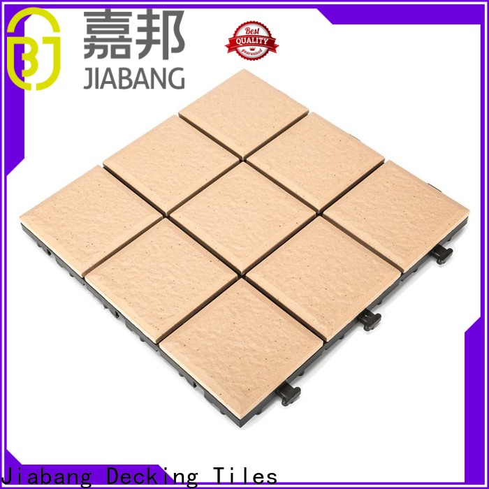 JIABANG OEM porcelain interlocking deck tiles for patio decoration
