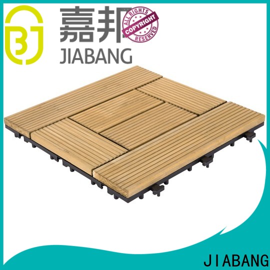 JIABANG interlocking square wooden decking tiles chic design for balcony