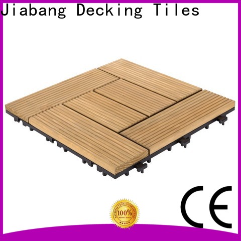 JIABANG adjustable interlocking wood decking flooring for balcony