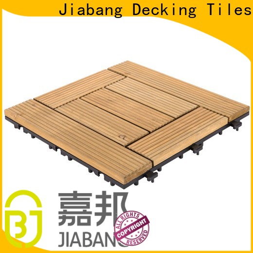 JIABANG interlocking hardwood deck tiles flooring wood wooden floor