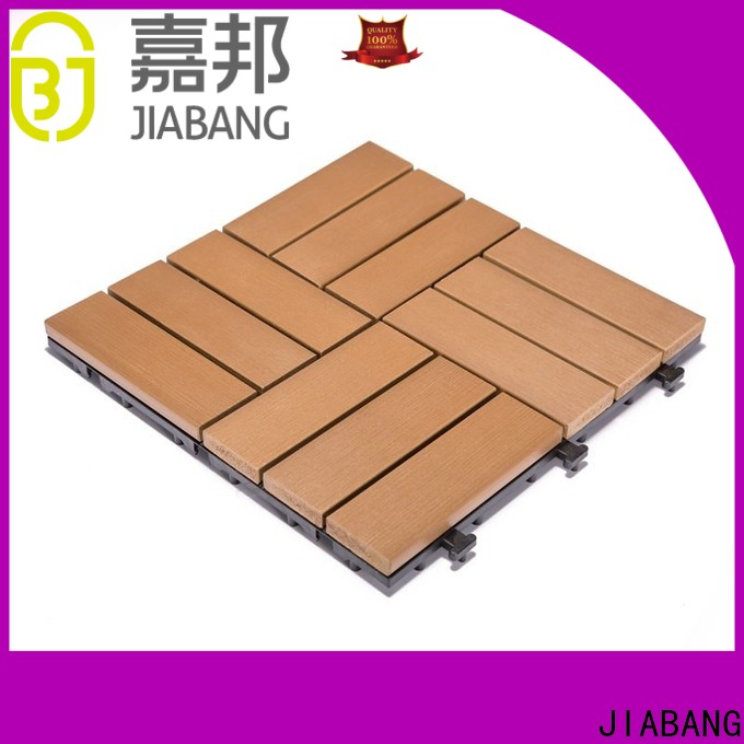 JIABANG high-end plastic patio tiles anti-siding gazebo decoration