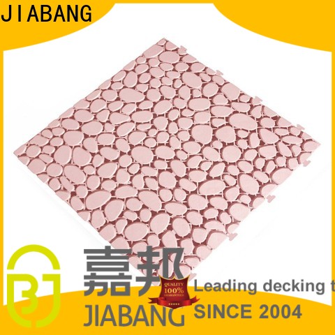 JIABANG plastic mat wood plastic composite decking tiles top-selling for customization