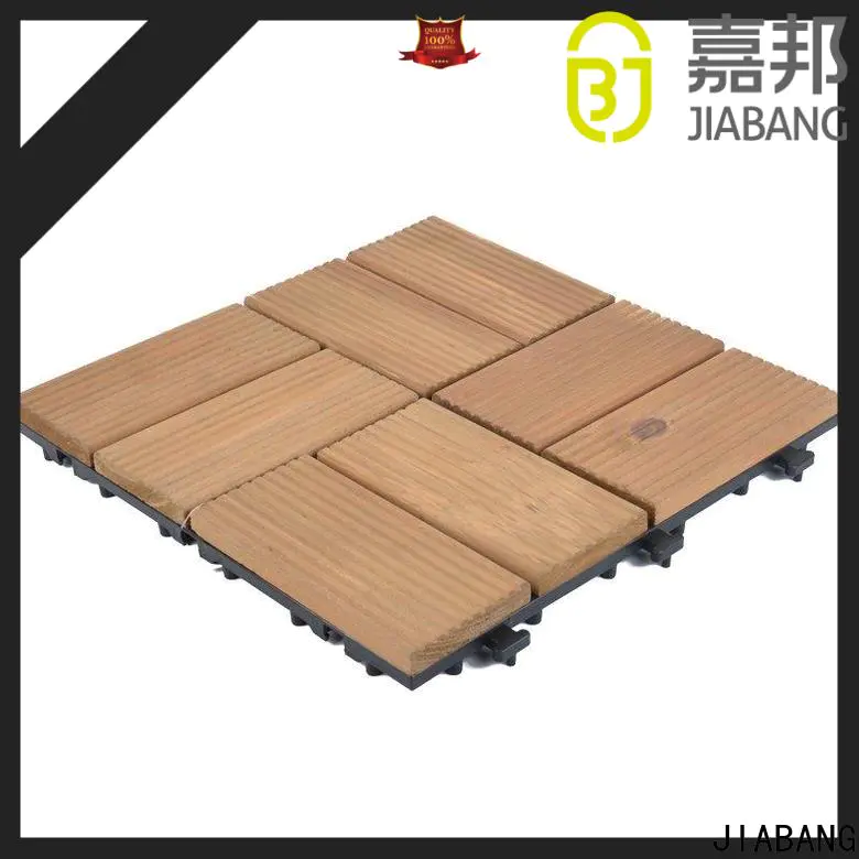 JIABANG convenient wood deck tiles garden low maintenance