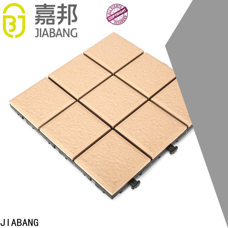 JIABANG interlocking ceramic deck tiles free delivery for patio decoration
