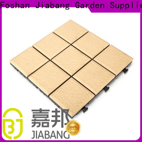JIABANG OBM interlocking ceramic deck tiles free delivery gazebo construction