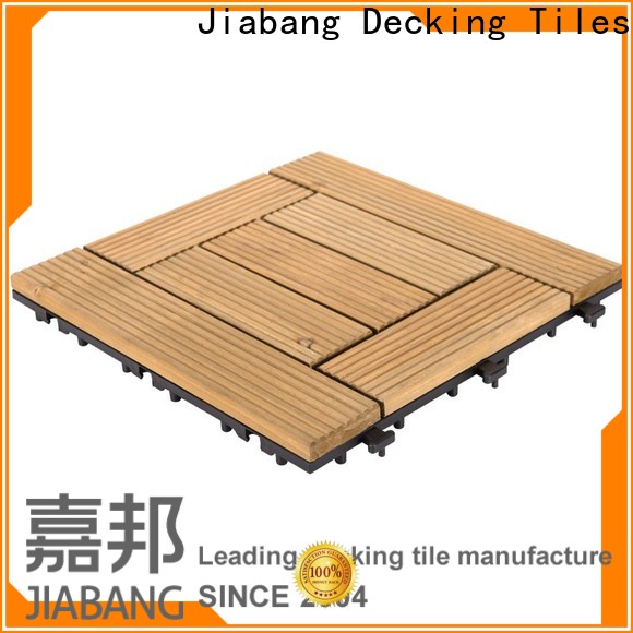 JIABANG outdoor interlocking wood deck tiles chic design wooden floor