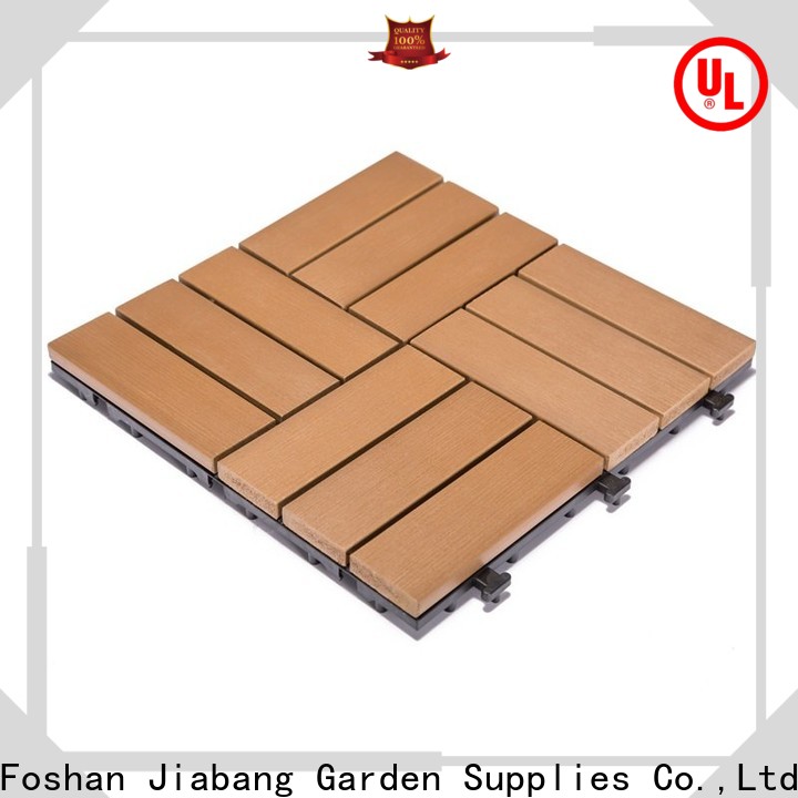 JIABANG durable plastic decking tiles high-quality gazebo decoration