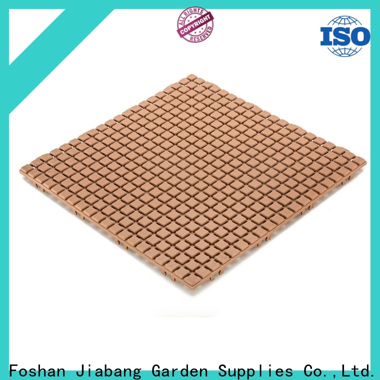 JIABANG bathroom floor outdoor plastic tiles for wholesale