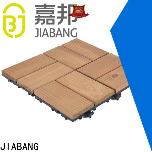 JIABANG natural hardwood deck tiles wood deck for garden