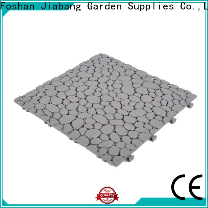 JIABANG bathroom floor plastic garden tiles non-slip kitchen flooring
