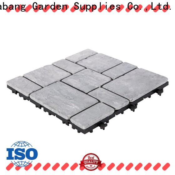 interlocking outdoor travertine tile natural wholesale for garden decoration