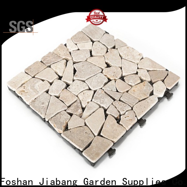 interlocking silver travertine tile diy high-quality for playground