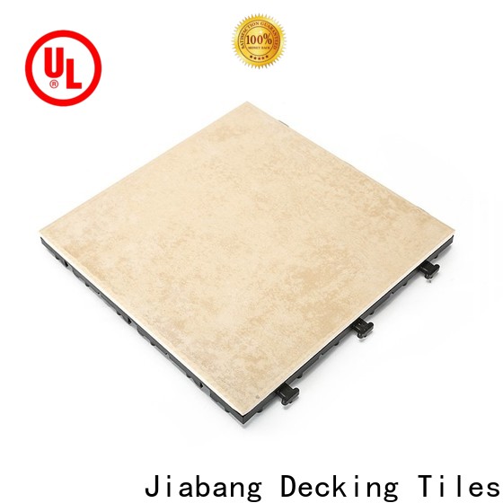 JIABANG weather resistant outdoor floor supplier top seller balcony decoration