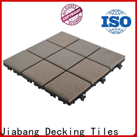 JIABANG exhibition outdoor ceramic deck tiles custom size for patio decoration