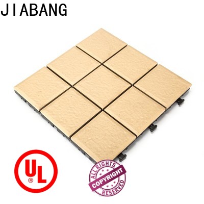 JIABANG flooring interlocking ceramic deck tiles gazebo construction
