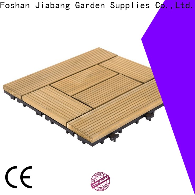 interlocking square wooden decking tiles outdoor chic design for garden