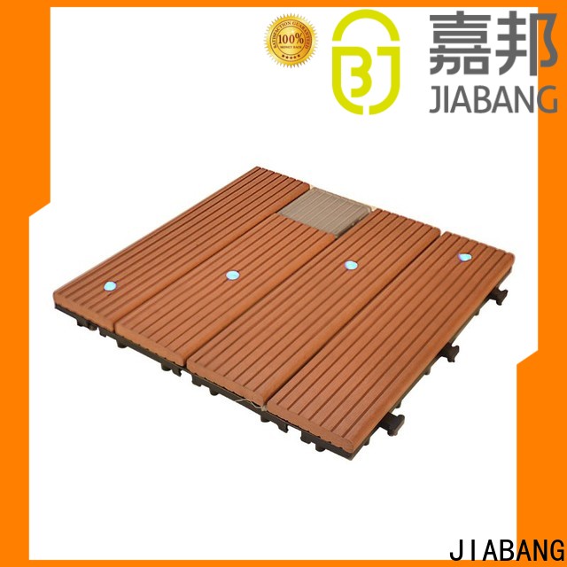 JIABANG high-quality snap together deck tiles protective garden lamp