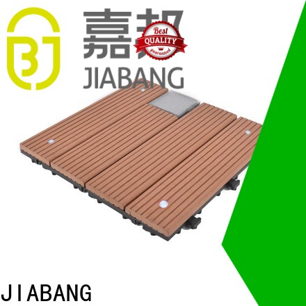 JIABANG wpc snap together deck tiles decorative home