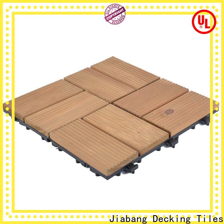 JIABANG diy wood hardwood deck tiles wood deck wooden floor