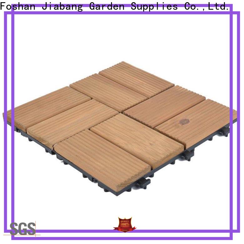 JIABANG diy wood garden wooden decking tiles chic design wooden floor