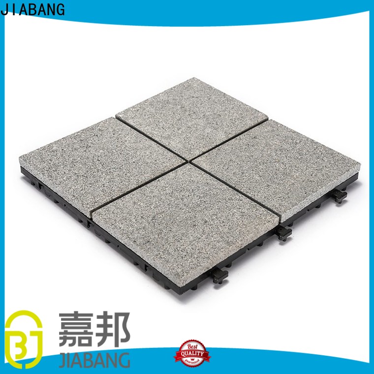 JIABANG durable interlocking granite deck tiles at discount for sale