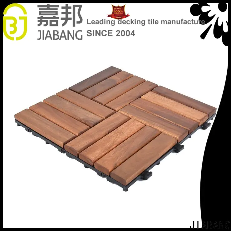 JIABANG durable acacia hardwood deck tiles free delivery for decoration