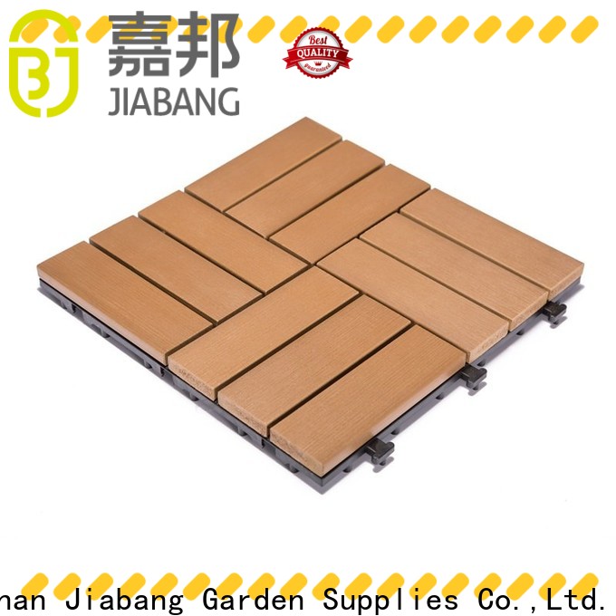 JIABANG pvc outdoor plastic deck tiles high-quality home decoration