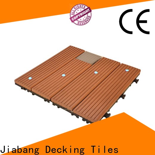 hot-sale interlocking outdoor patio tiles wpc garden lamp